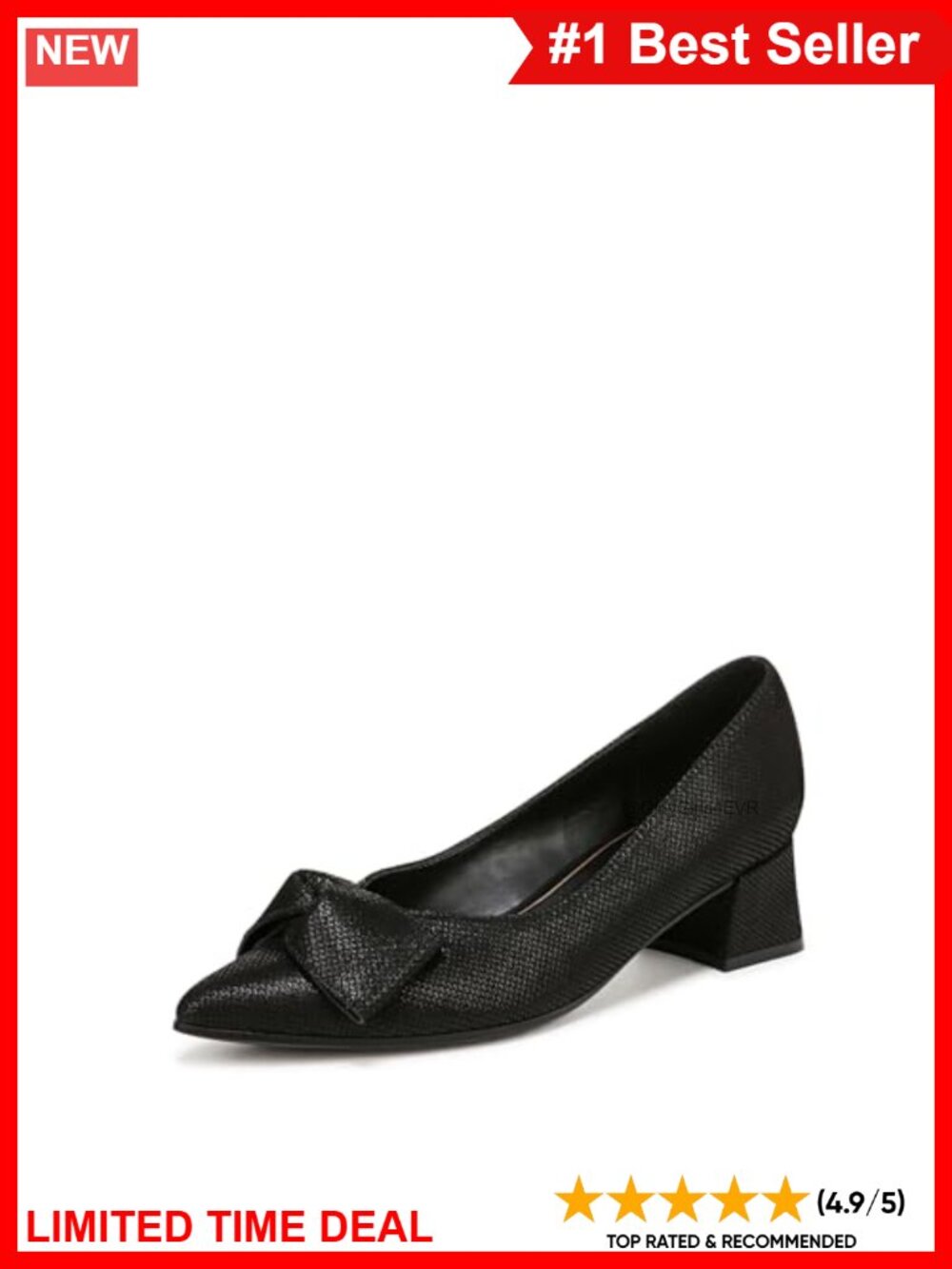 Slingback Pointed Toe High Heels Block Heel Comfort Bow Suede Pump
